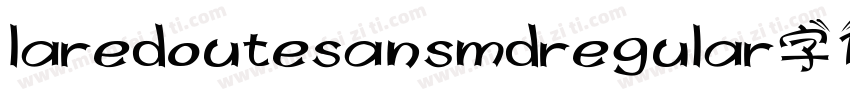 laredoutesansmdregular字体字体转换