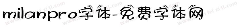 milanpro字体字体转换