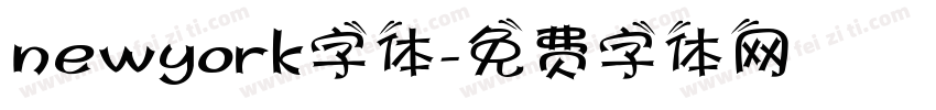 newyork字体字体转换
