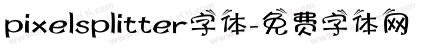 pixelsplitter字体字体转换