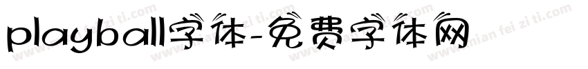 playball字体字体转换