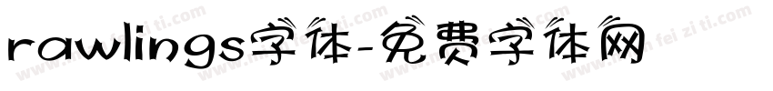 rawlings字体字体转换