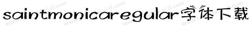 saintmonicaregular字体下载字体转换