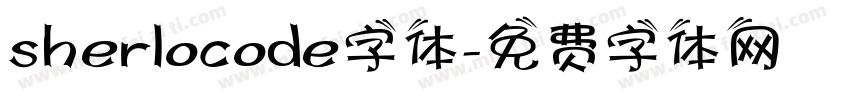 sherlocode字体字体转换