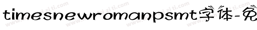 timesnewromanpsmt字体字体转换
