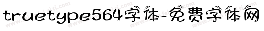 truetype564字体字体转换