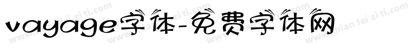 vayage字体字体转换