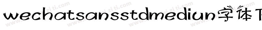 wechatsansstdmediun字体下载字体转换