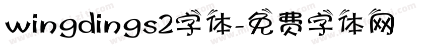 wingdings2字体字体转换