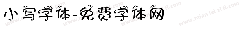 小写字体字体转换