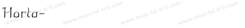 Horta字体转换