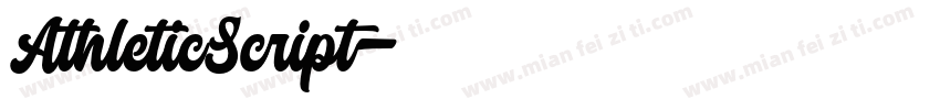 AthleticScript字体转换