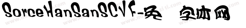 SorceHanSanSCVF字体转换