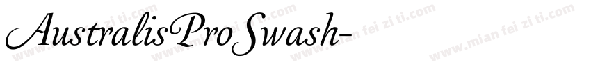 AustralisProSwash字体转换