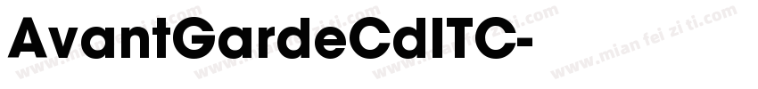 AvantGardeCdITC字体转换
