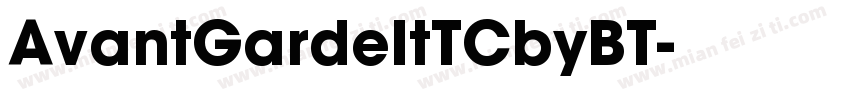 AvantGardeItTCbyBT字体转换