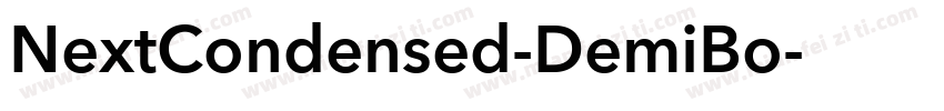 NextCondensed-DemiBo字体转换