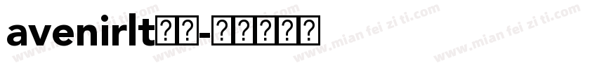 avenirlt下载字体转换