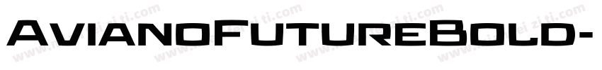 AvianoFutureBold字体转换
