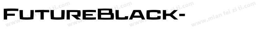 FutureBlack字体转换