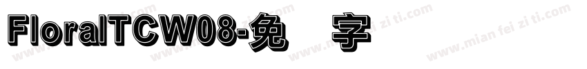 FloraITCW08字体转换