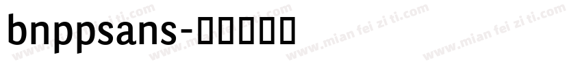 bnppsans字体转换