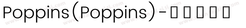 Poppins(Poppins)字体转换