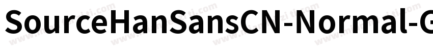 SourceHanSansCN-Normal-GBpc-EUC-H字体转换