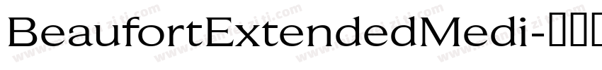 BeaufortExtendedMedi字体转换