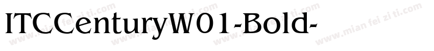 ITCCenturyW01-Bold字体转换