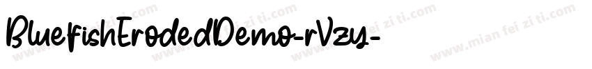 BluefishErodedDemo-rVzy字体转换