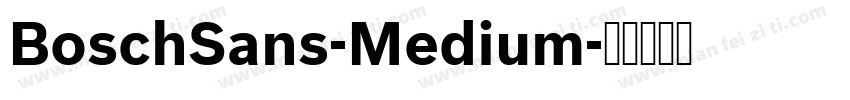 BoschSans-Medium字体转换