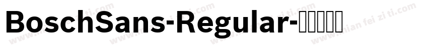 BoschSans-Regular字体转换