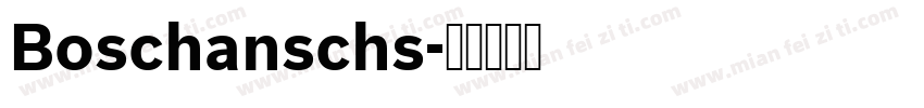 Boschanschs字体转换