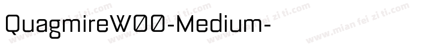 QuagmireW00-Medium字体转换