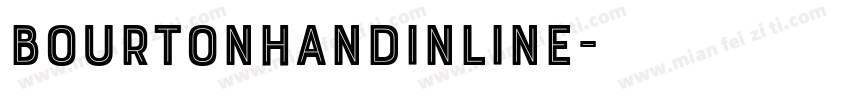 BourtonHandInline字体转换