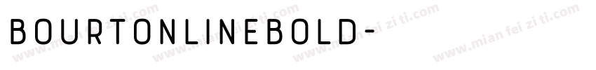 BourtonLineBold字体转换