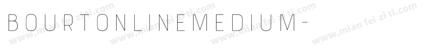 BourtonLineMedium字体转换