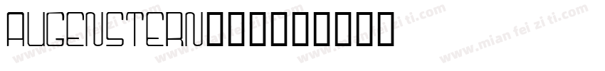 Augenstern_栀紫字体转换