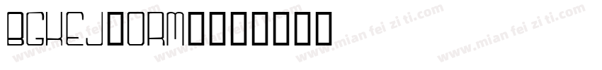 BGKEJ_ORM_字体转换