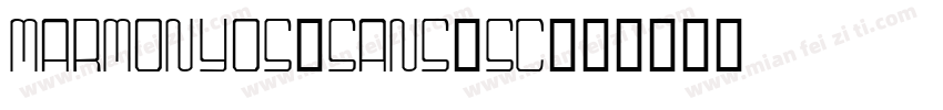 MarmonyOS_Sans_SC字体转换