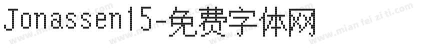 Jonassen15字体转换