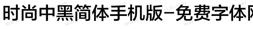 时尚中黑简体手机版字体转换