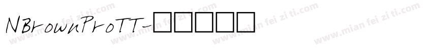 NBrownProTT字体转换