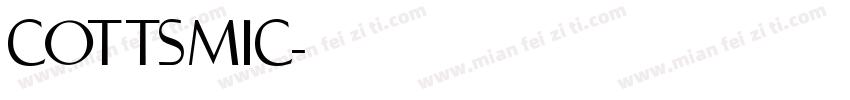 COTTSMIC字体转换