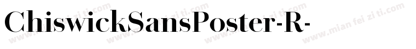 ChiswickSansPoster-R字体转换