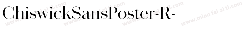 ChiswickSansPoster-R字体转换