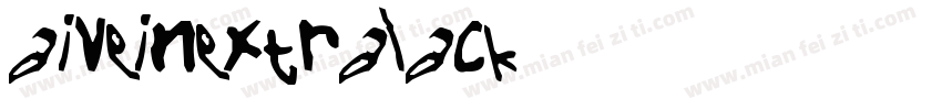 NaiveLineExtraBlack字体转换