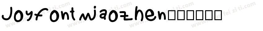 JoyfontMiaozhen字体转换