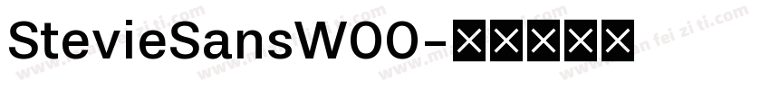 StevieSansW00字体转换